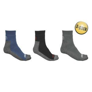 Sensor TREKING 3-PACK Trekové ponožky, sivá, veľkosť 39 - 42
