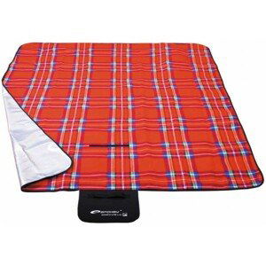 Spokey PICNIC TARTAN ALU 180X150 Deka na piknik, červená, veľkosť