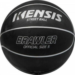 Kensis BRAWLER5 Basketbalová lopta, čierna, veľkosť 5