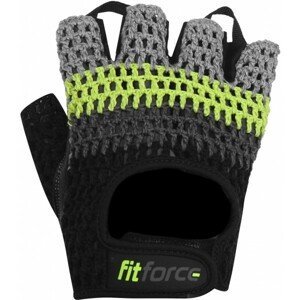 Fitforce KRYPTO čierna XS - Fitness rukavice