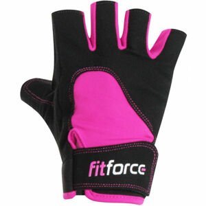 Fitforce K8 Dámske fitness rukavice, ružová, veľkosť S
