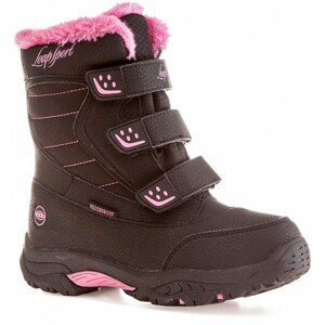 Loap KITTAY Detská zimná obuv, čierna,ružová, veľkosť