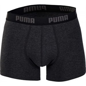 Puma BASIC BOXER 2P čierna S - Pánske boxerky