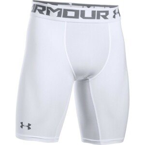 Under Armour HG ARMOUR 2.0 LONG SHORT biela XL - Pánske  kompresné šortky