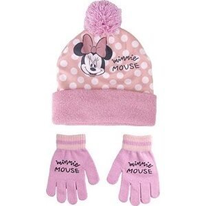 Minnie Mouse - čepice a rukavice