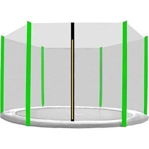 Aga Ochranná síť 430 cm na 6 tyčí Black net / Light Green