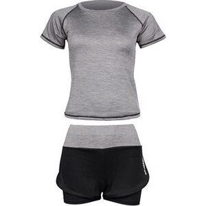 Merco Runner Short 2W fitness set sivý