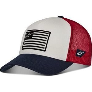 Alpinestars Flag Snap Hat modrá/červená/biela