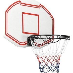 Shumee Basketbalový kôš biely 90 × 60 × 2 cm polyetylén