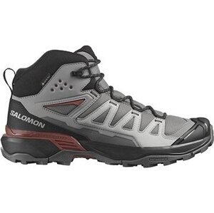 SALOMON X Ultra 360 Mid GTX pánske, Pewter/Black/Burnt Henna EU 42 2/3 / 265 mm