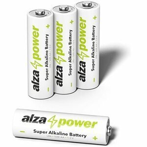AlzaPower Super Alkaline LR6 (AA) 4 ks v eko-boxe