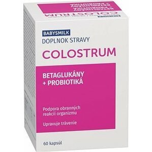 Babysmilk Colostrum Betaglukány + Probiotiká 60 kapsúl