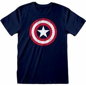 Captain America – Shield Distressed tričko S