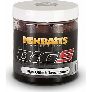 Mikbaits Legends Boilies v dipe, BigS Kalamár Javor 20 mm 250 ml