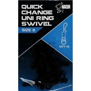 Nash Quick Change Uni Ring Swivel 10 ks