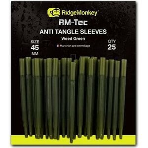 RidgeMonkey RM-Tec Anti Tangle Sleeves 45 mm Zelený 25 ks