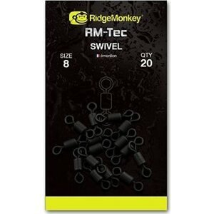 RidgeMonkey RM-Tec Swivel Veľkosť 8 20 ks