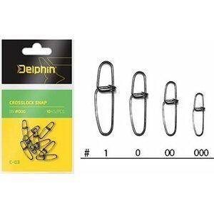 Delphin Crosslock Snap C-03 Veľkosť 1 10 ks