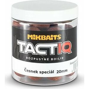 Mikbaits TactiQ rozpustné boilie Cesnak špeciál 20 mm 250 ml