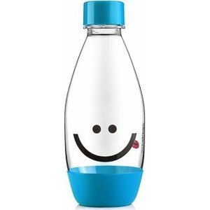 SodaStream Fľaša detská 0.5l Smajlík modrá