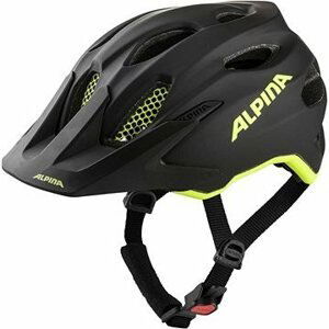 ALPINA CARAPAX JR. FLASH black-neon yellow matt 51 – 56 cm