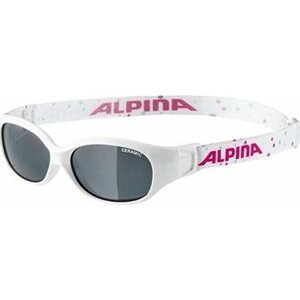 Alpina Sports Flexxy Kids white-dots gloss