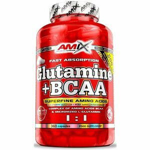 Amix Nutrition L-Glutamin + BCAA, 360 cps