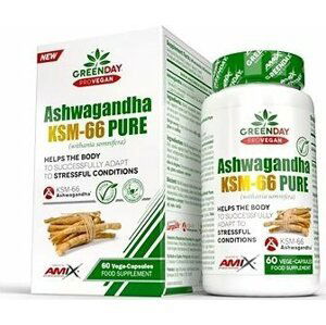 Amix Nutrition ProVegan Ashwagandha KMS-66 Pure, 60 kapsúl