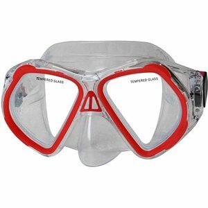 Calter Potápačská maska Junior 4250P, červená