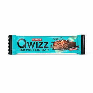 Nutrend QWIZZ Protein Bar 60 g, čokoláda + kokos