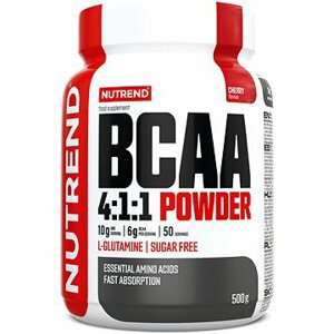 Nutrend BCAA Mega Strong Powder, 500 g, cherry