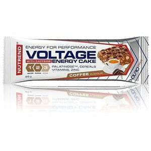 Nutrend Voltage Energy Cake with Caffeine, 65 g, káva