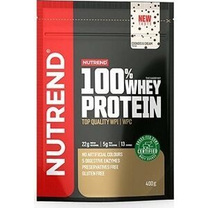 Nutrend 100 % Whey Protein 400 g, cookies-cream