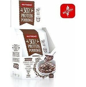 Nutrend Proteín Porridge, 5 × 50 g, čokoláda
