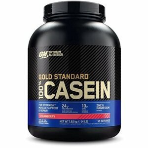 Optimum Nutrition 100 % Gold Standard Casein 1 818 g, Strawberry Delight