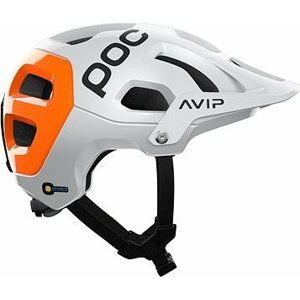 POC prilba Tectal Race MIPS NFC Hydrogen White/Fluorescent Orange AVIP SML