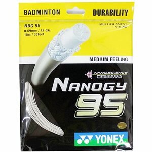 Yonex Nanogy 95, 0,69 mm, 10 m, SILVER GRAY