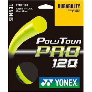 Yonex Poly Tour PRO 120, 1,20 mm, 12 m, žltý