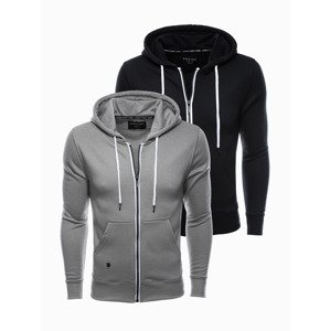 Ombre Clothing Men's zip-up sweatshirt Z33