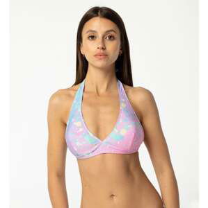 Aloha From Deer Woman's Splashed Halter Neck Bikini Top BTH AFD813