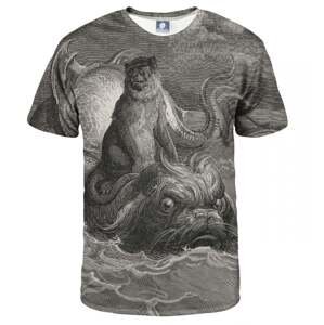 Aloha From Deer Unisex's Monkey On A Dolphin T-Shirt TSH AFD494
