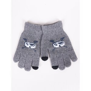 Yoclub Kids's Gloves RED-0108C-AA5E-002