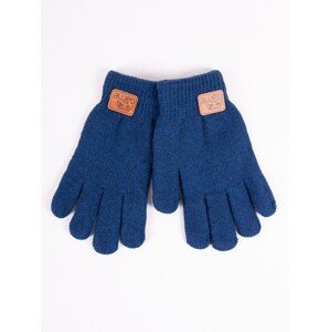 Yoclub Kids's Gloves RED-0229C-AA50-002 Navy Blue