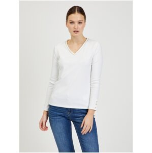 White Women's Long Sleeve T-Shirt ORSAY - Women