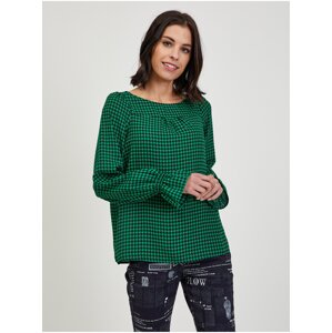 Green Women's patterned blouse ORSAY - Ladies