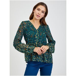 Green Women's patterned blouse ORSAY - Ladies