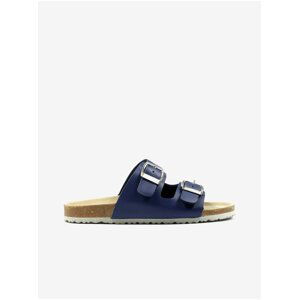 Dark blue boys' slippers Richter - Boys