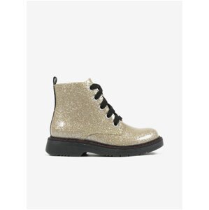 Girls' glittering ankle boots in gold color Richter - Girls