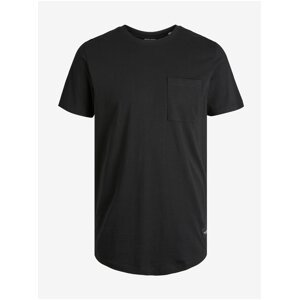 Men's Black T-Shirt with Pocket Jack & Jones Noa - Men's