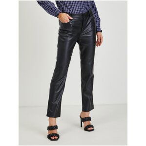 Black women's leatherette pants ORSAY - Ladies